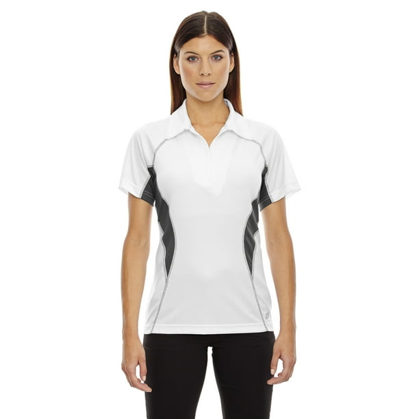 SERAC LADIES UTK cool.logikTM PERFORMANCE ZIPPERED POLO Ash City North End 78657 SERAC LADIES UTK cool.logikTM PERFORMANCE ZIPPERED POLO Ash City North End 78657